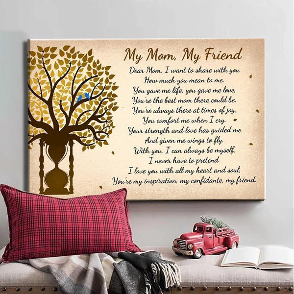 How Much You Mean To Me Horizontal - Gift For Mom - Canvas Prints